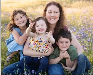 Emily and her kids