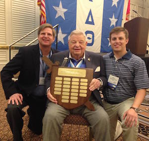 This is my dad, my grandfather, and me at the convention this summer in Las Vegas. Three generations of Phis.